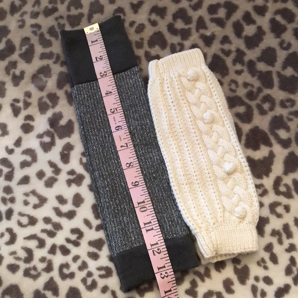 Gap Cable Knit Leg Warmers and Glitter Legwarmers